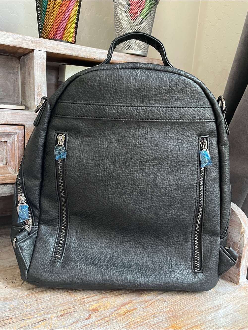 🖤 NWT Damsel In Defense Multi Shay Backpack Black Concealed Carry - Picture 2 of 16